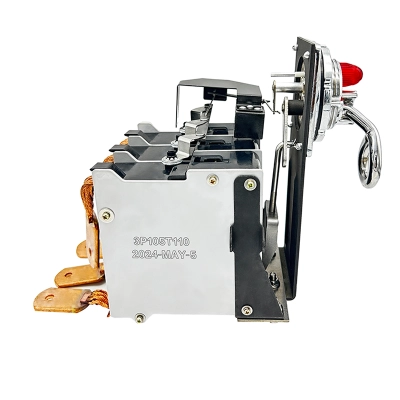 Three phase Thaistle circuit breaker 105A 75KVA front face view
