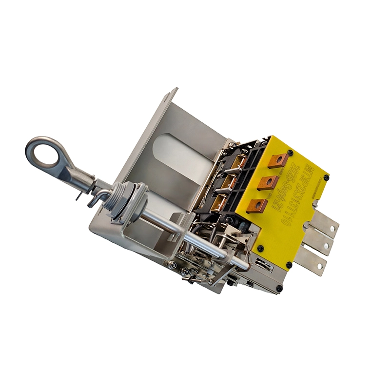 Submersible three phase 2X313A CSP oil immersed circuit breaker 225KVA top enclosure view